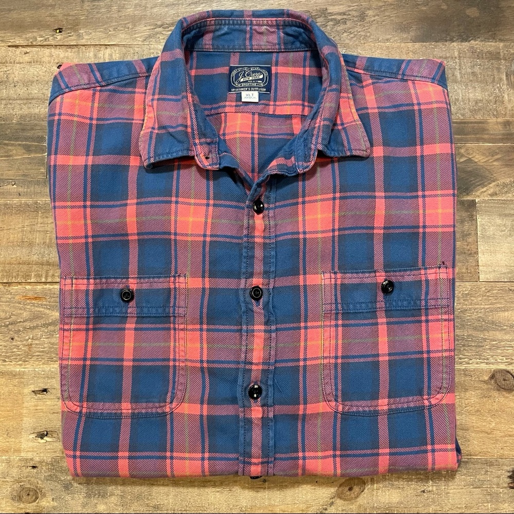 J. Crew plaid shirt XL Tall